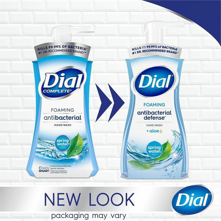 Image of Dial Antibacterial Defense 34739 Spring Water Foaming Soap