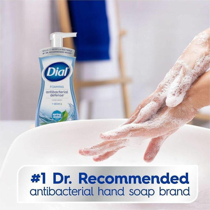 Image of Dial Antibacterial Defense 34739 Spring Water Foaming Soap
