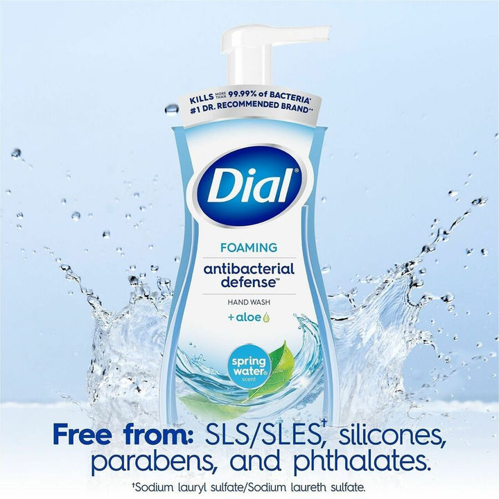 Image of Dial Antibacterial Defense 34739 Spring Water Foaming Soap