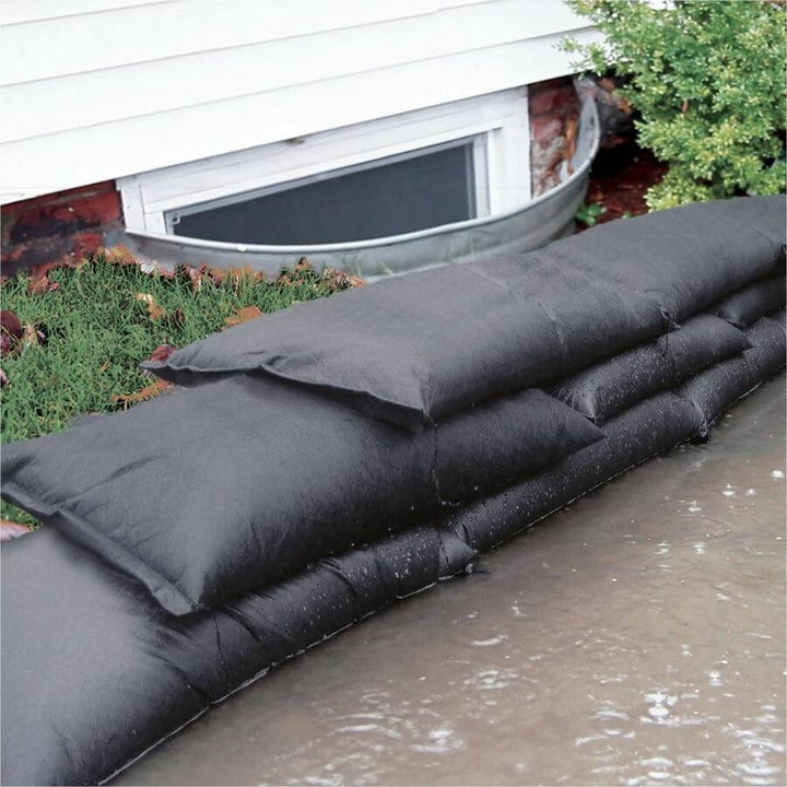 Image of Absorbent Specialty Products Flood Bags,4-Gal Capacity,3-1/2 Expansion,12"x24",20/CT,BK