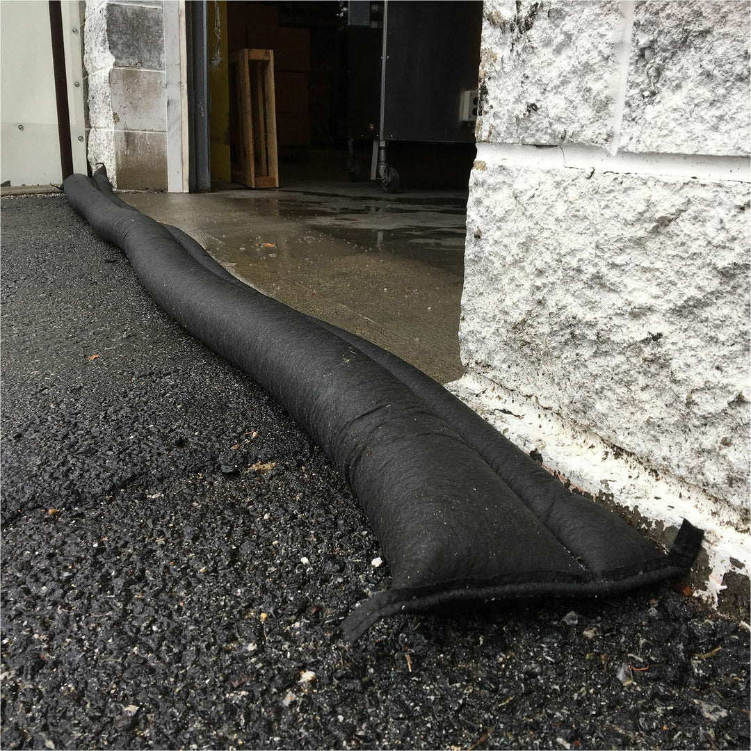 Image of Quick Dam QD6108 Flood Barriers, 3.5" Height, Black, 8 / Carton
