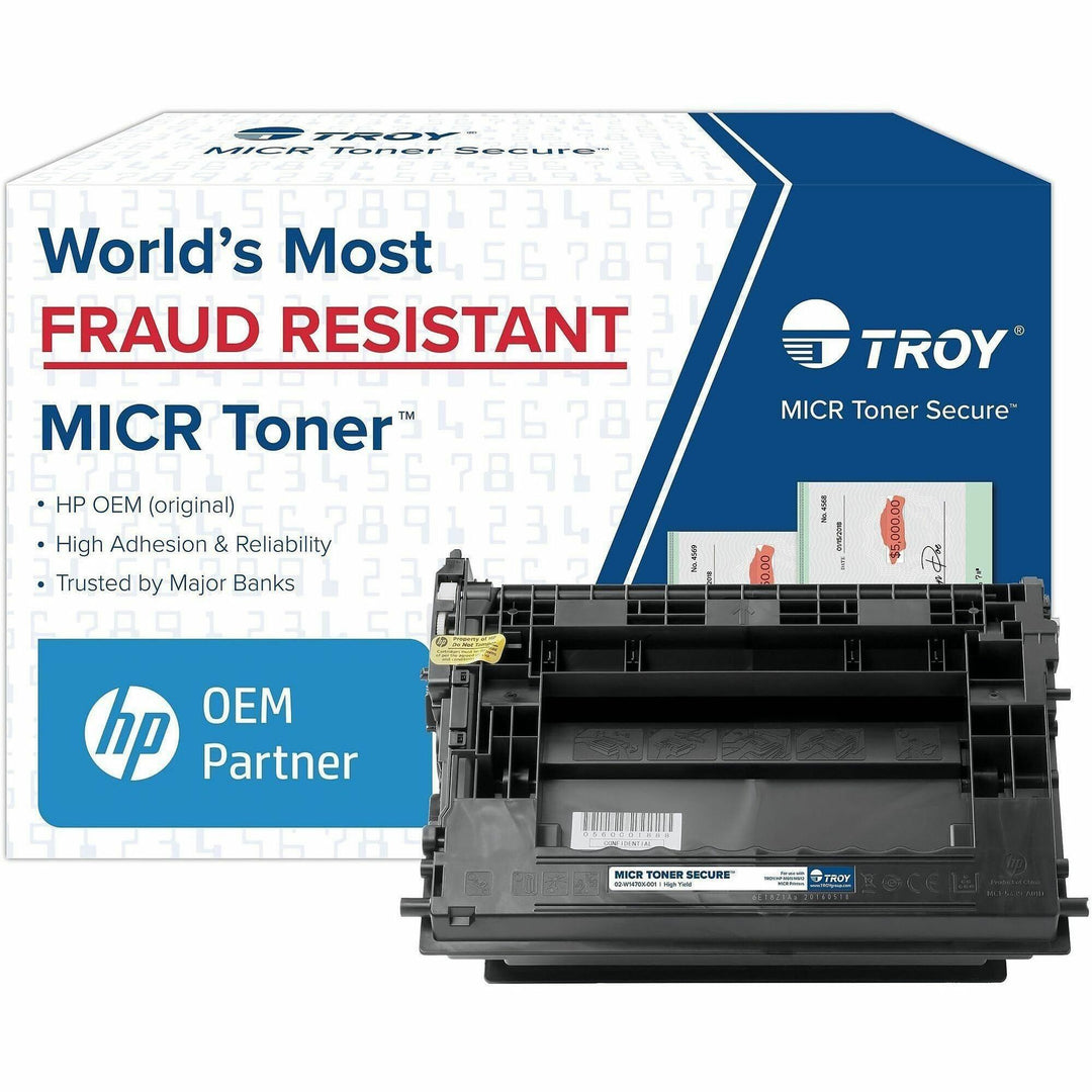 Image of TROY® 02w1470a001 147a Micr Toner Secure, Alternative For Hp W1470a, Black