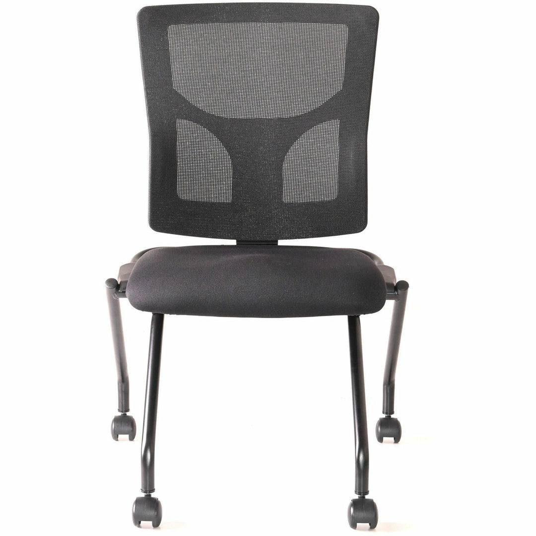 Image of Lorell Chair,Training,Nestable,19-1/2"x19-5/16"x37",2/CT,Black