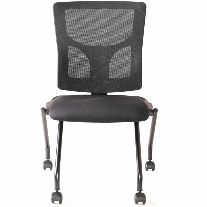 Image of Lorell Chair,Training,Nestable,19-1/2"x19-5/16"x37",2/CT,Black