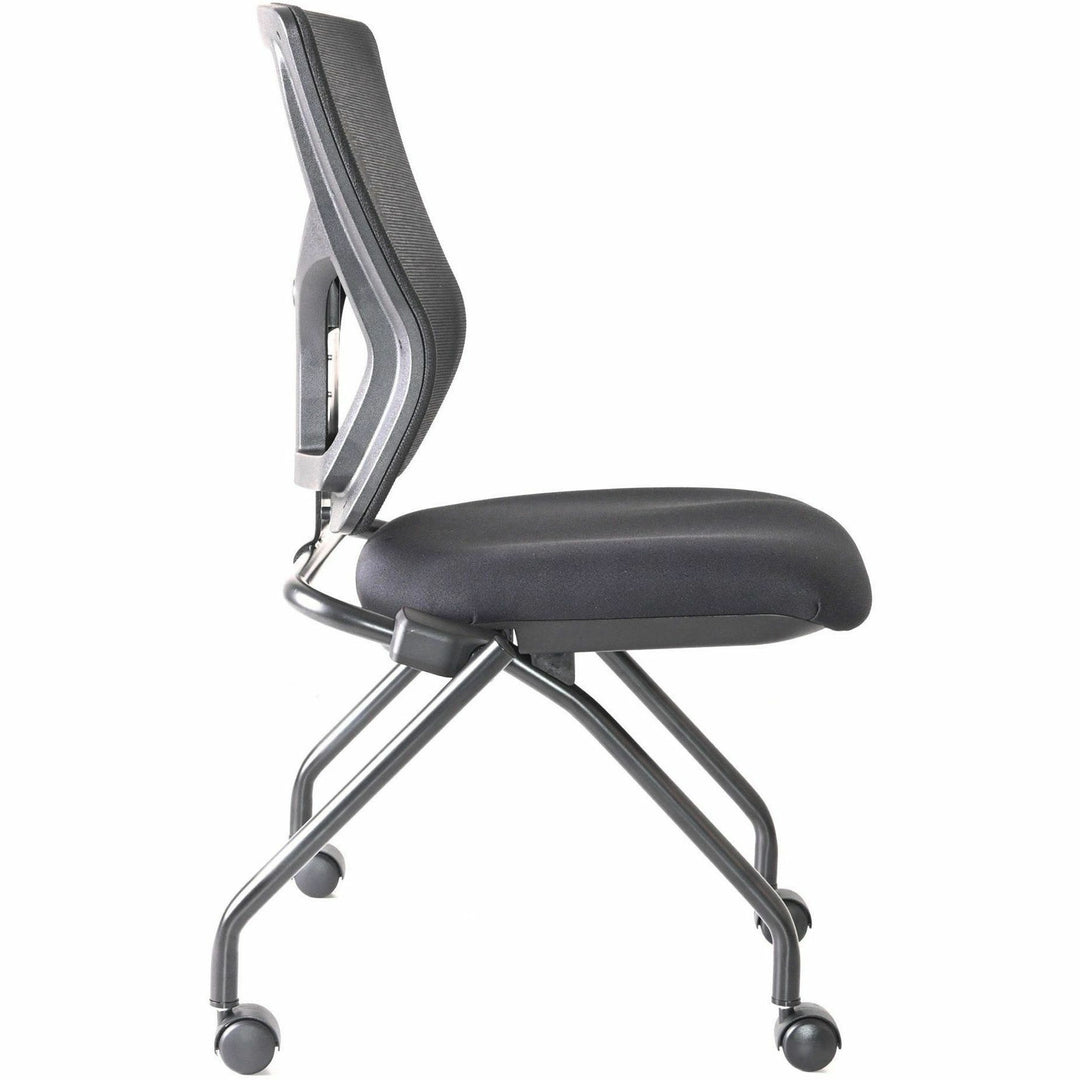 Image of Lorell Chair,Training,Nestable,19-1/2"x19-5/16"x37",2/CT,Black