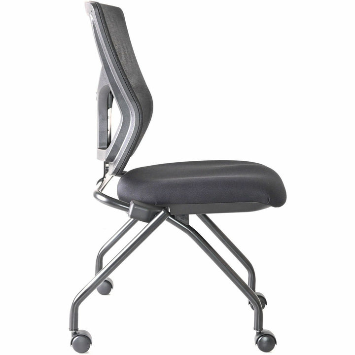 Image of Lorell Chair,Training,Nestable,19-1/2"x19-5/16"x37",2/CT,Black