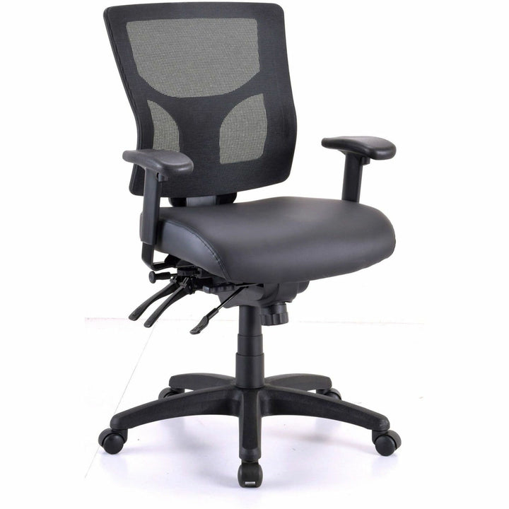 Image of Lorell Chair,Antibacterial Seat,20-1/2"x20-1/2"x35-3/4"-39-3/8",BK