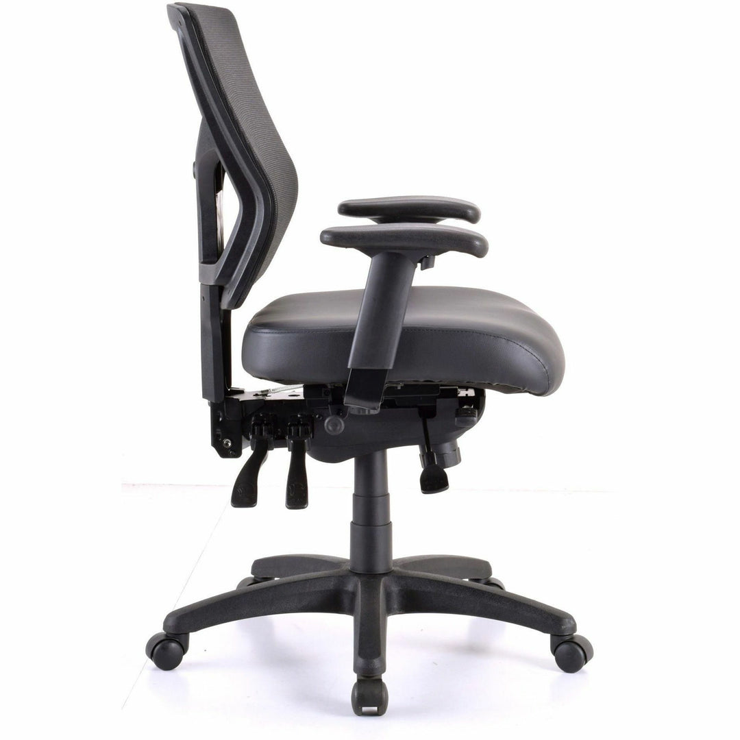 Image of Lorell Chair,Antibacterial Seat,20-1/2"x20-1/2"x35-3/4"-39-3/8",BK
