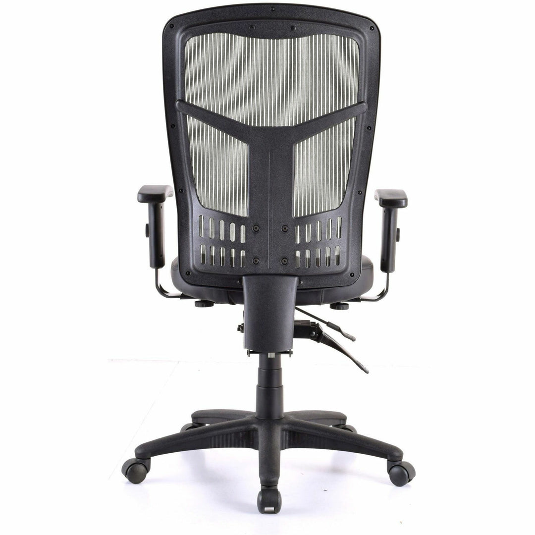 Image of Lorell High-Back Chair,Antimicrobial,Bk Mesh,19.75"x18.5"x43.75",BK