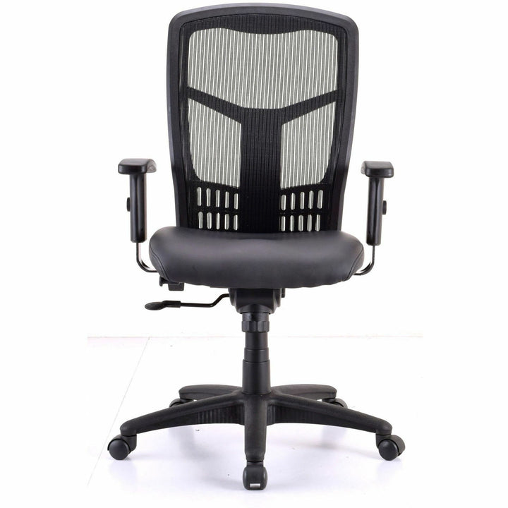 Image of Lorell High-Back Chair,Exec,Swivel,28-1/2"x28-1/2"x45",BK