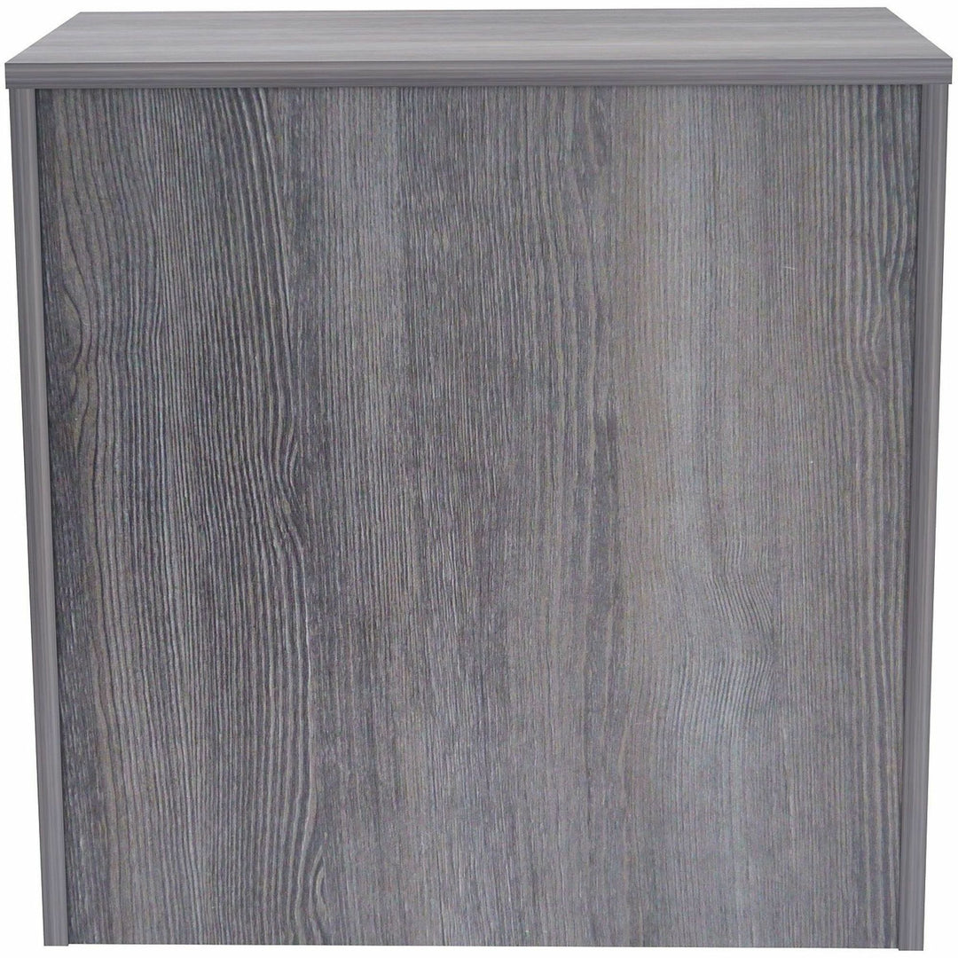 Image of Lorell Bookcase, Stack-on, 36"x15"x36", Weathered Charcoal