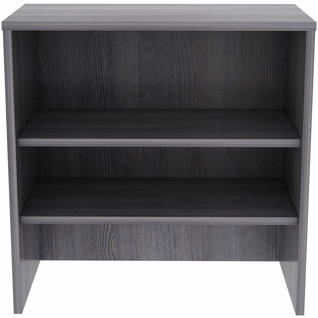 Image of Lorell Bookcase, Stack-on, 36"x15"x36", Weathered Charcoal