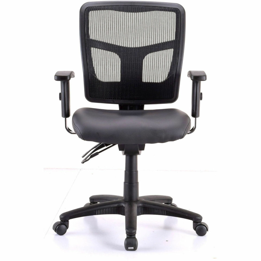 Image of Lorell Mid-Back Chair,Antimicrobial,Mesh,19-3/4"x18-1/2"x40-1/2",BK