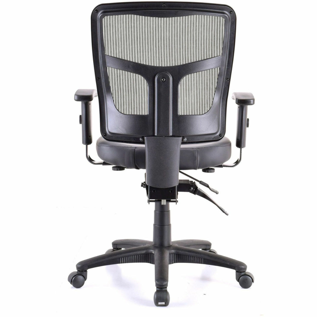 Image of Lorell Mid-Back Chair,Antimicrobial,Mesh,19-3/4"x18-1/2"x40-1/2",BK