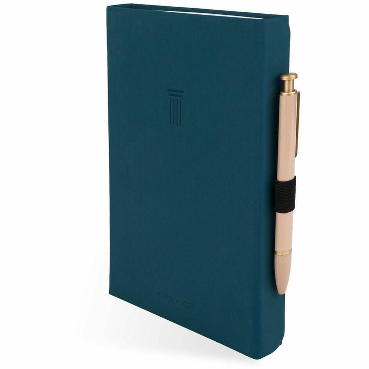 Image of AT-A-GLANCE® Foundation Undated Weekly/Monthly Planner, 8.5" x 6.75", Blue Cover, 12-Month: Undated