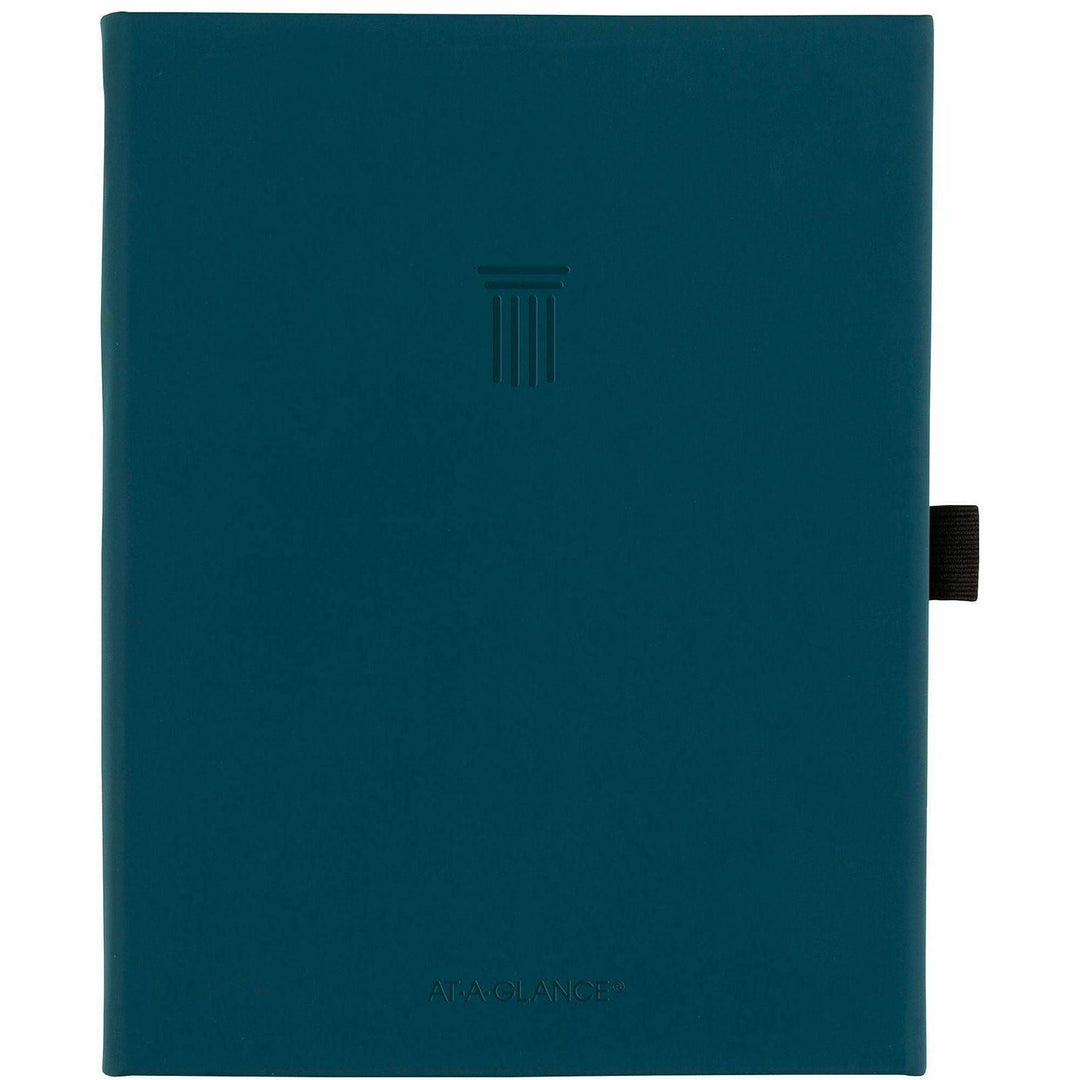 Image of AT-A-GLANCE® Foundation Undated Weekly/Monthly Planner, 8.5" x 6.75", Blue Cover, 12-Month: Undated