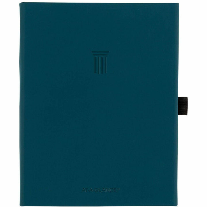 Image of AT-A-GLANCE® Foundation Undated Weekly/Monthly Planner, 8.5" x 6.75", Blue Cover, 12-Month: Undated