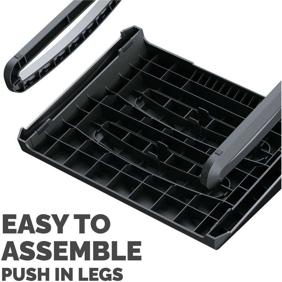 Image of Fellowes® Breyta Foot Rest, 19.3 x 14.2 x 3.9, Black