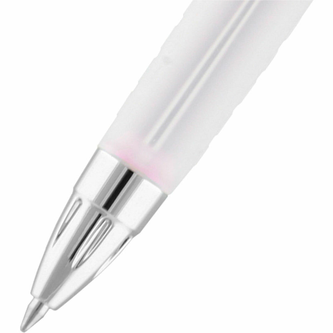 Image of uniball™ 2003896 207 Gel Pens, 0.7 mm Medium Pen Point, Retractable, Black Ink, Pigment-based, Gel-based, Pink Barrel, 36 / Box