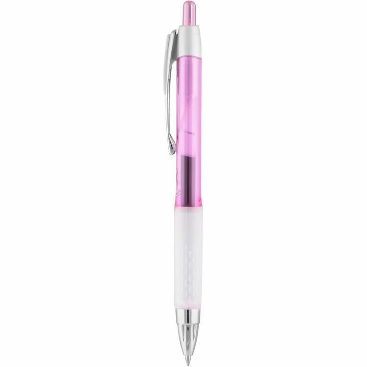 Image of uniball™ 2003896 207 Gel Pens, 0.7 mm Medium Pen Point, Retractable, Black Ink, Pigment-based, Gel-based, Pink Barrel, 36 / Box