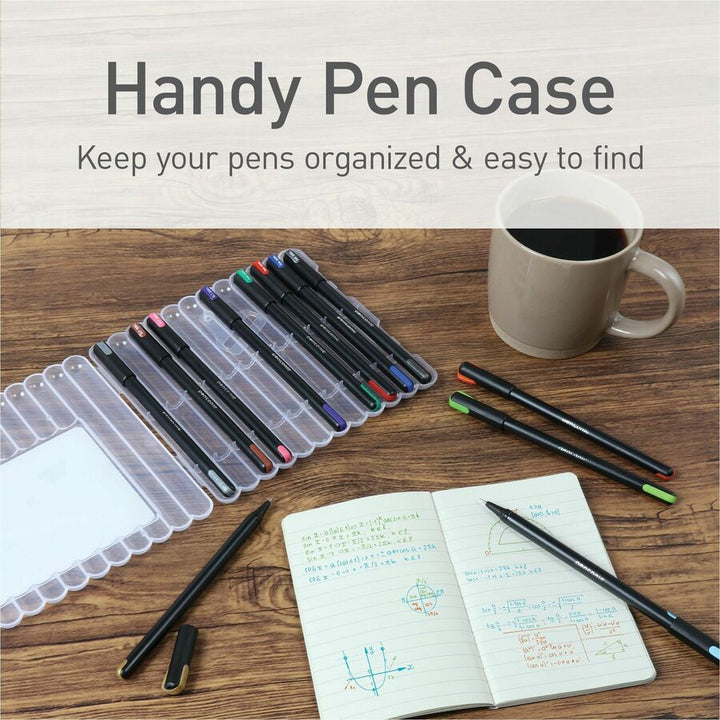 Image of Pentonic PEN12185 Gel Pens, 1 mm Pen Point, Assorted Ink, Gel-based, 12 / Pack