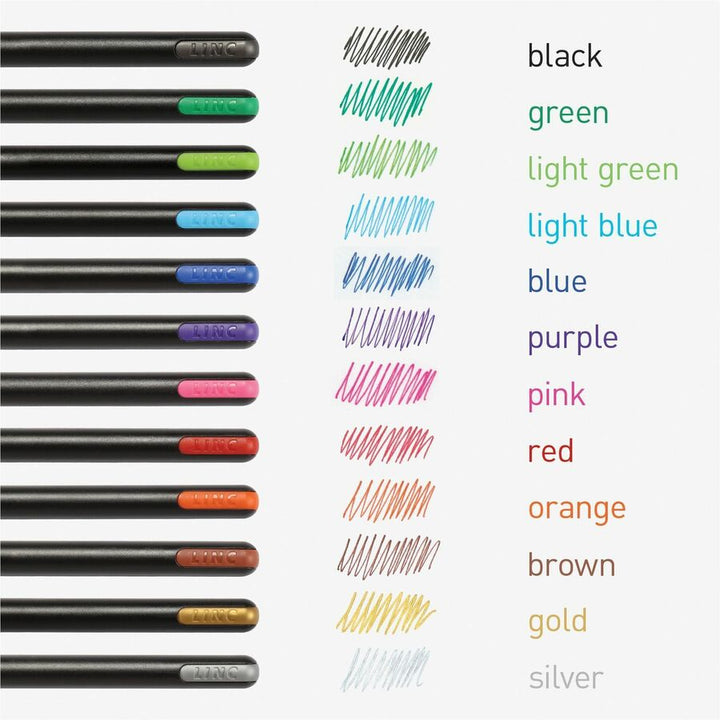 Image of Pentonic PEN12185 Gel Pens, 1 mm Pen Point, Assorted Ink, Gel-based, 12 / Pack