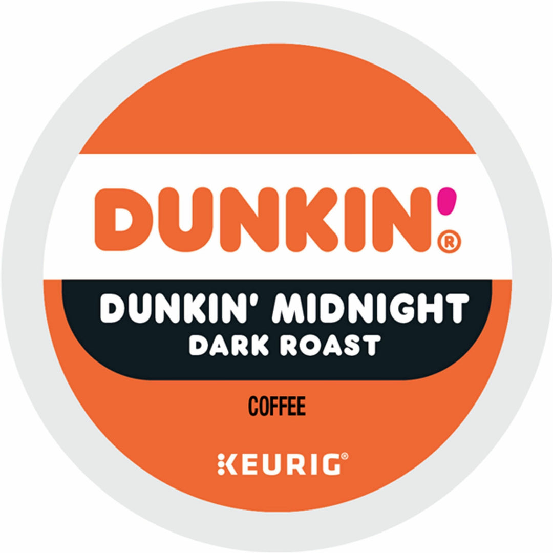 Image of Dunkin'® 0316 Midnight Coffee, Compatible with Keurig Brewer, Dark, K-Cup, Dunkin' Midnight, Kosher, 22 / Box