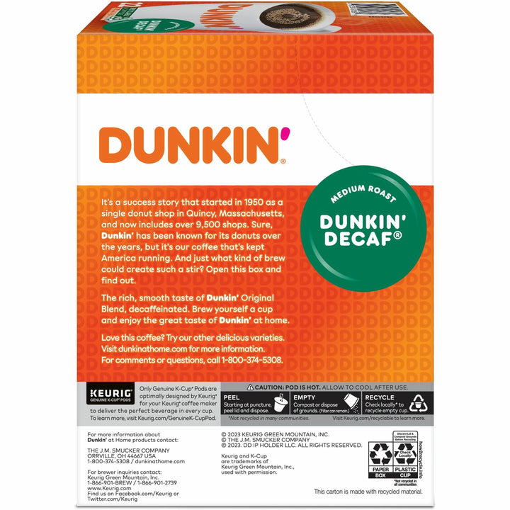 Image of Green Mountain Coffee® Coffee,Decaf,Medium Roast,K-Cup,22/BX