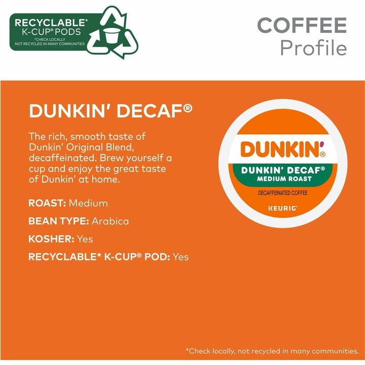Image of Green Mountain Coffee® Coffee,Decaf,Medium Roast,K-Cup,22/BX