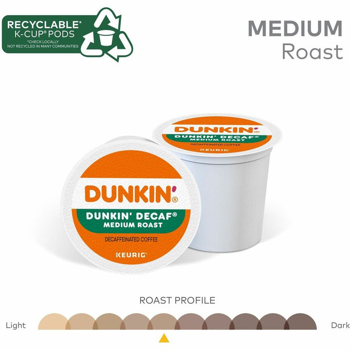 Image of Green Mountain Coffee® Coffee,Decaf,Medium Roast,K-Cup,22/BX