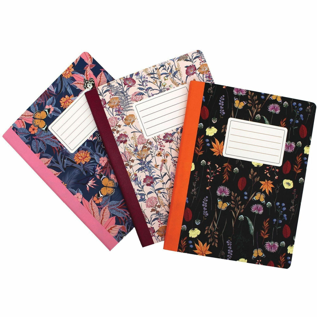 Image of Pukka Pads 9516-BLM Bloom Composition Book 3 Pack