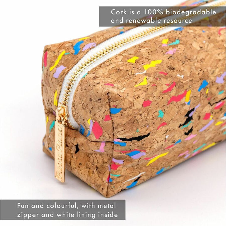 Image of Pukka Pads 9740-SPP Cork Pencil Case, Water Proof, Cork Body, 2.8" H x 8.1" W x 2.4" Depth, 1 Each