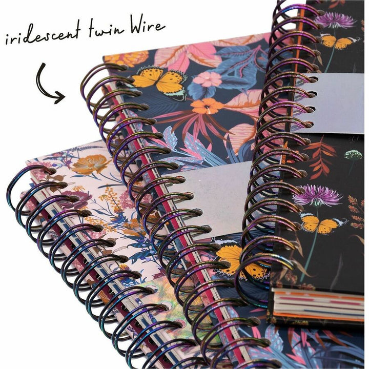 Image of Pukka Pads 9494-BLM(ASST) Bloom B5 Hardcover Project Book, Assorted Pack Of 3