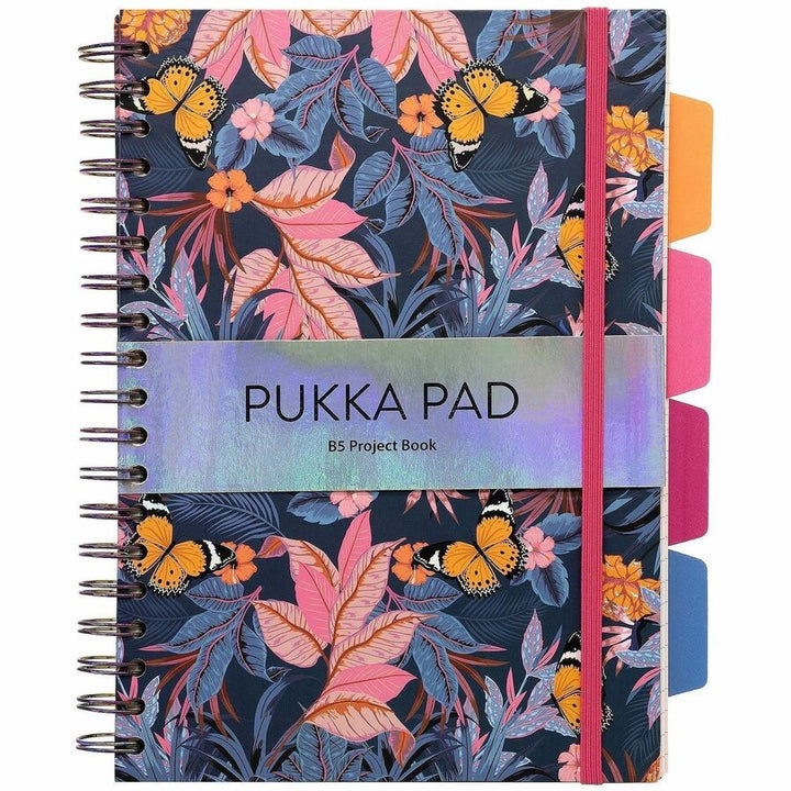 Image of Pukka Pads 9494-BLM(ASST) Bloom B5 Hardcover Project Book, Assorted Pack Of 3