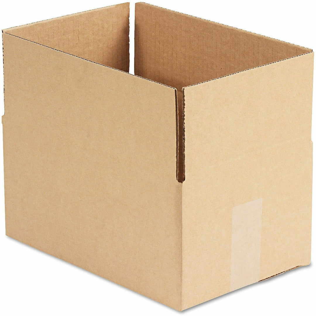 Image of Universal® Fixed-Depth Corrugated Shipping Boxes, Regular Slotted Container (RSC), 8" x 12" x 6", Brown Kraft, 25/Bundle