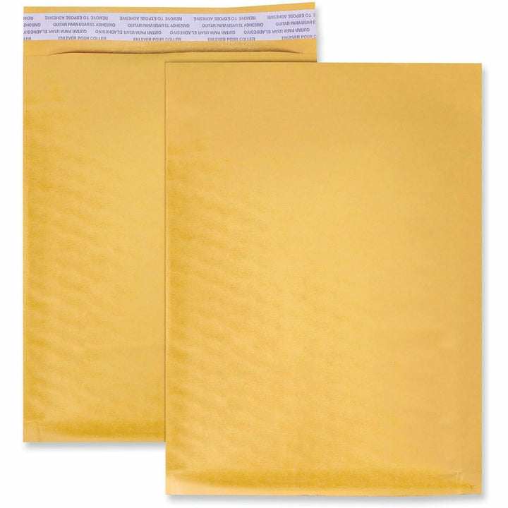 Image of Universal 4087873 Mailer, Bubble, #00, Self Adhesive, Golden Yellow Kraft, Kraft Paper, 25 / Carton