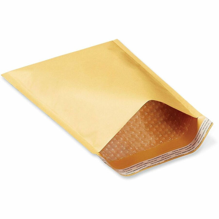 Image of Universal 4087884 Mailer, Bubble, #000, Self Adhesive, Golden Yellow Kraft, Kraft Paper, 500 / Carton