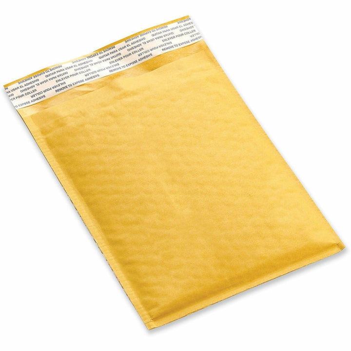 Image of Universal 4087877 Mailer, Bubble, #3, Self Adhesive, Golden Yellow Kraft, Kraft Paper, 25 / Carton