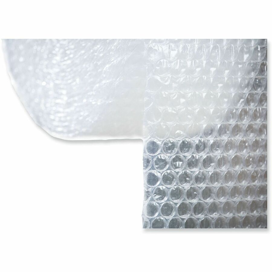 Image of Universal® Bubble Packaging, 0.31" Thick, 12" x 100 ft, Perforated Every 12", Clear