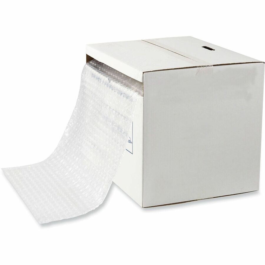 Image of Universal® Bubble Packaging, 0.19" Thick, 12" x 175 ft, Perforated Every 12", Clear