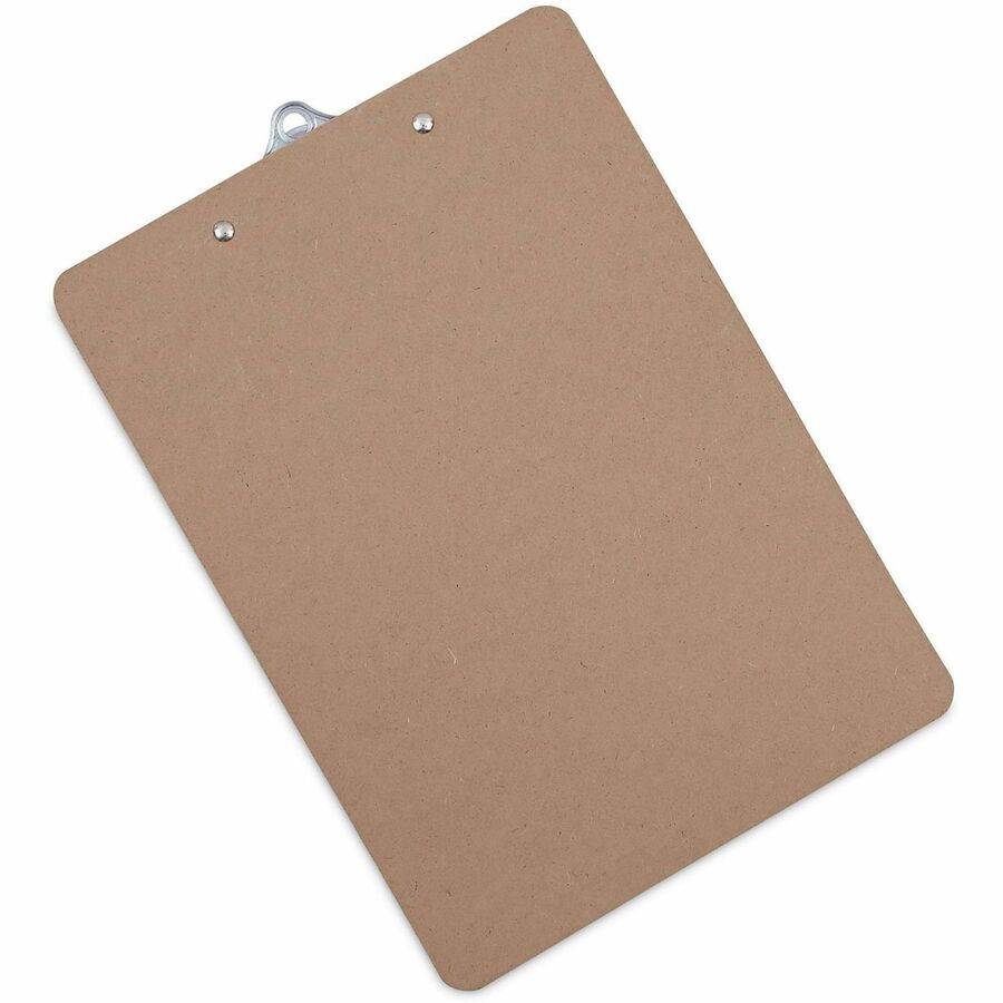 Image of Universal 40304VP Clipboard, 1.25" Clip Capacity, Storage for Document, Form, 8 1/2" x 11" Sheet Size, Hardboard, Brown, 3 / Pack