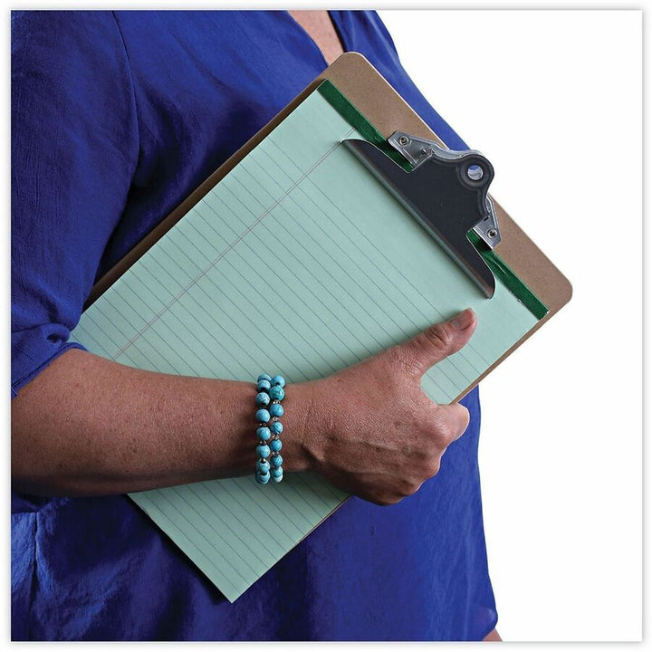 Image of Universal 40304VP Clipboard, 1.25" Clip Capacity, Storage for Document, Form, 8 1/2" x 11" Sheet Size, Hardboard, Brown, 3 / Pack