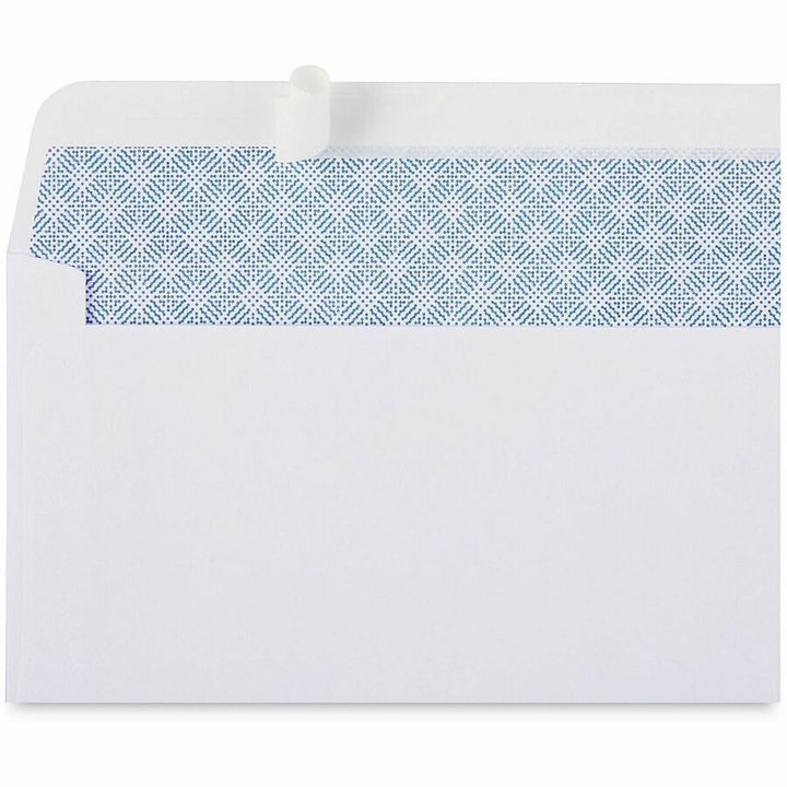 Image of Universal 36106 Envelope, Business, #6 3/4, 24 lb, Self Adhesive, White, Paper Stock, 100 / Box