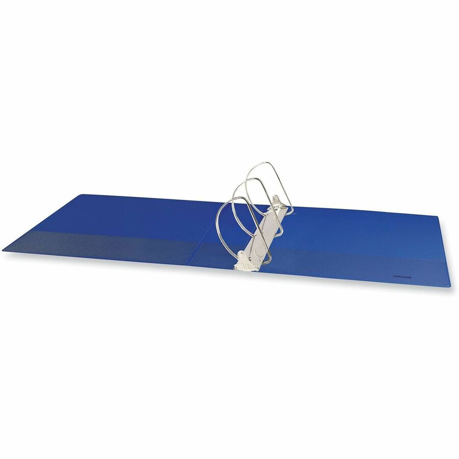Image of Universal 20754 Slant D-Ring View Binder, 3 Rings, 3" Capacity, 11 x 8.5, Navy Blue