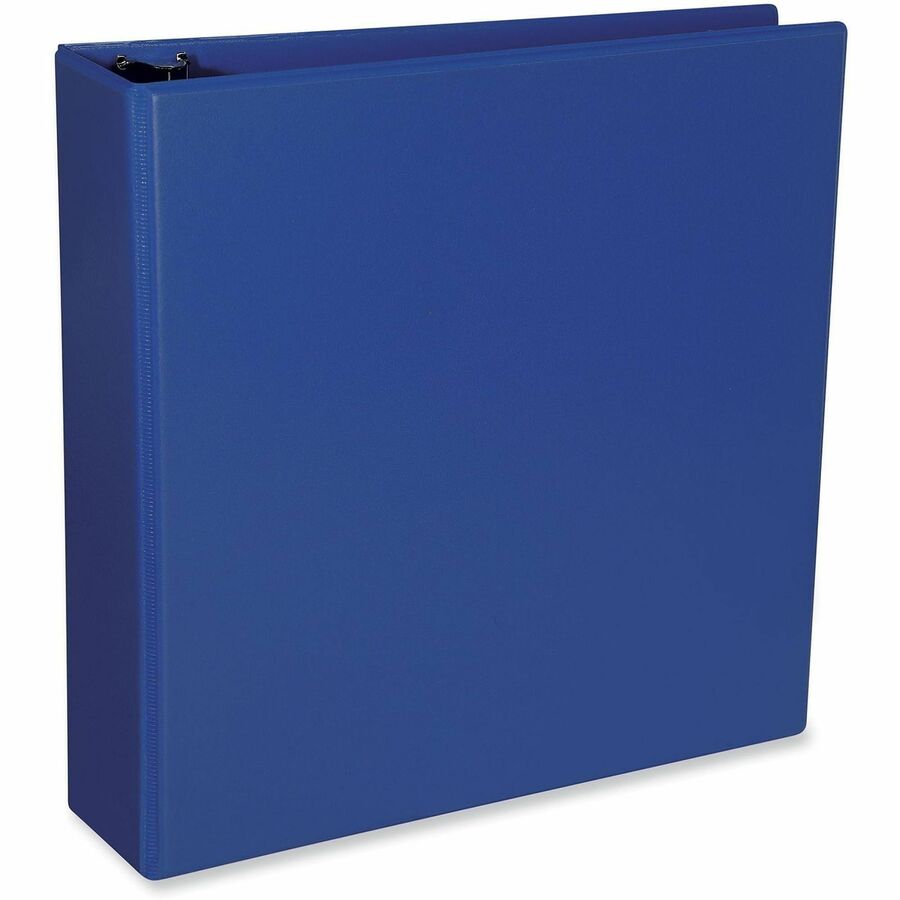 Image of Universal 20749 Slant D-Ring View Binder, 3 Rings, 2" Capacity, 11 x 8.5, Navy Blue