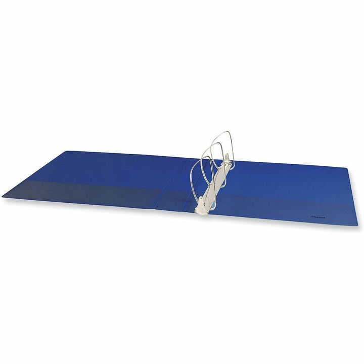 Image of Universal 20749 Slant D-Ring View Binder, 3 Rings, 2" Capacity, 11 x 8.5, Navy Blue