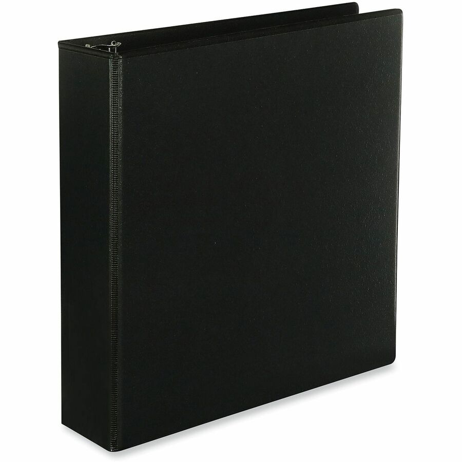 Image of Universal 20745PK Slant D-Ring View Binder, 3 Rings, 2" Capacity, 11 x 8.5, Black, 6/Carton