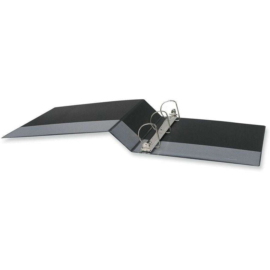 Image of Universal 20745PK Slant D-Ring View Binder, 3 Rings, 2" Capacity, 11 x 8.5, Black, 6/Carton