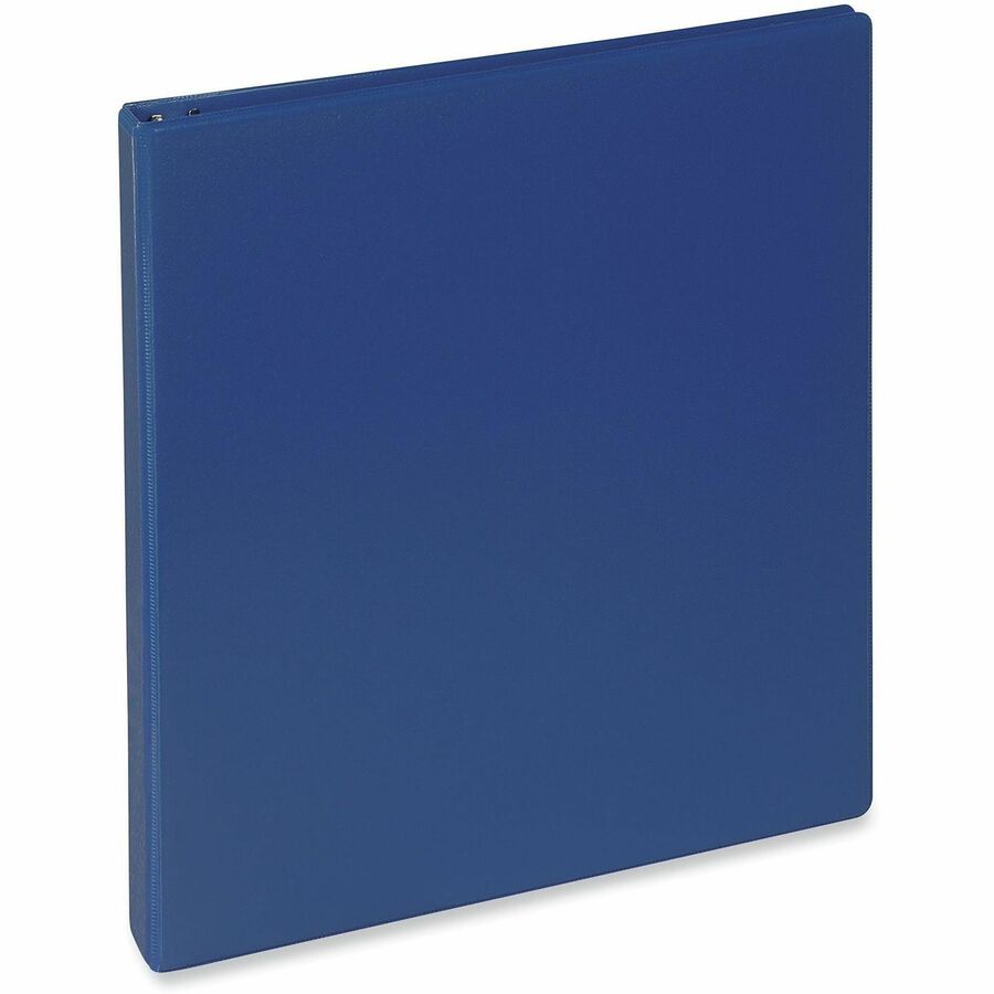 Image of Universal 20717 Slant D-Ring View Binder, 3 Rings, 0.5" Capacity, 11 x 8.5, Navy Blue