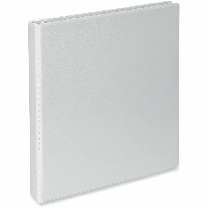 Image of Universal 207421PK Slant D-Ring View Binder, 3 Rings, 1" Capacity, 11 x 8.5, White, 12/Carton